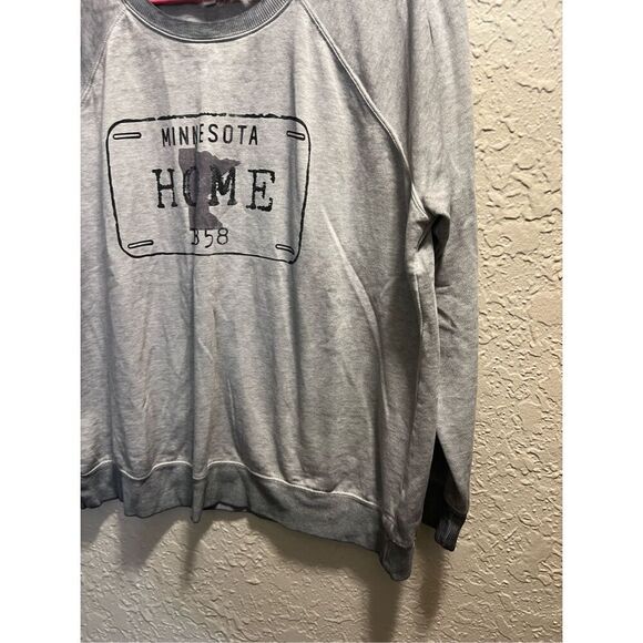 Maurices Grey Minnesota Long Sleeve Top Woman’s Size XXL - Picture 2 of 8